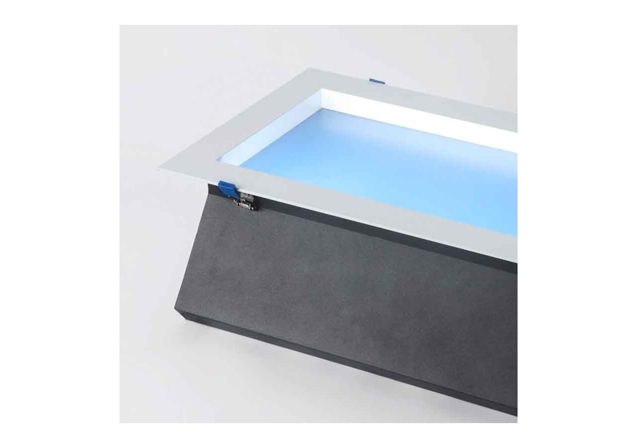 Panneau LED "Blue Skylight"-effet de ciel-Daylight-36W - B5228-BS-60X30 - Barcelona LED