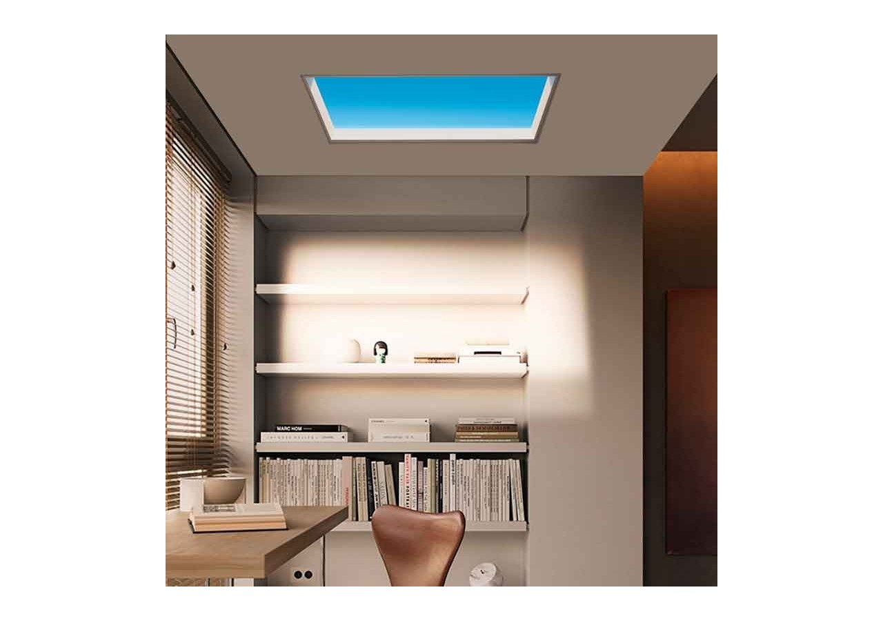 Panneau LED "Blue Skylight"-effet de ciel-Daylight-36W - B5228-BS-60X30 - Barcelona LED