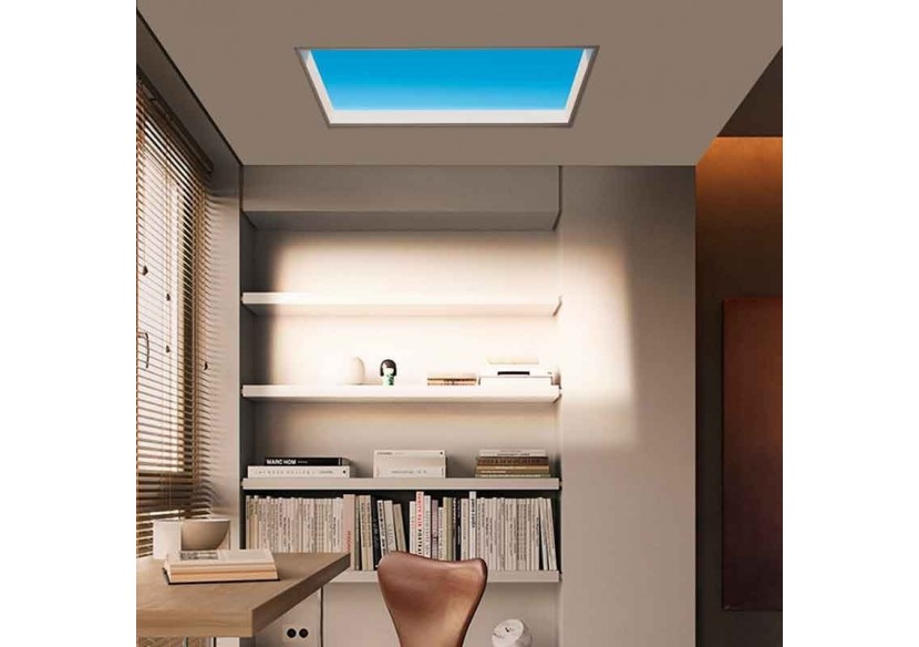Panneau LED "Blue Skylight"-effet de ciel-Daylight-36W - B5228-BS-60X30 - Barcelona LED