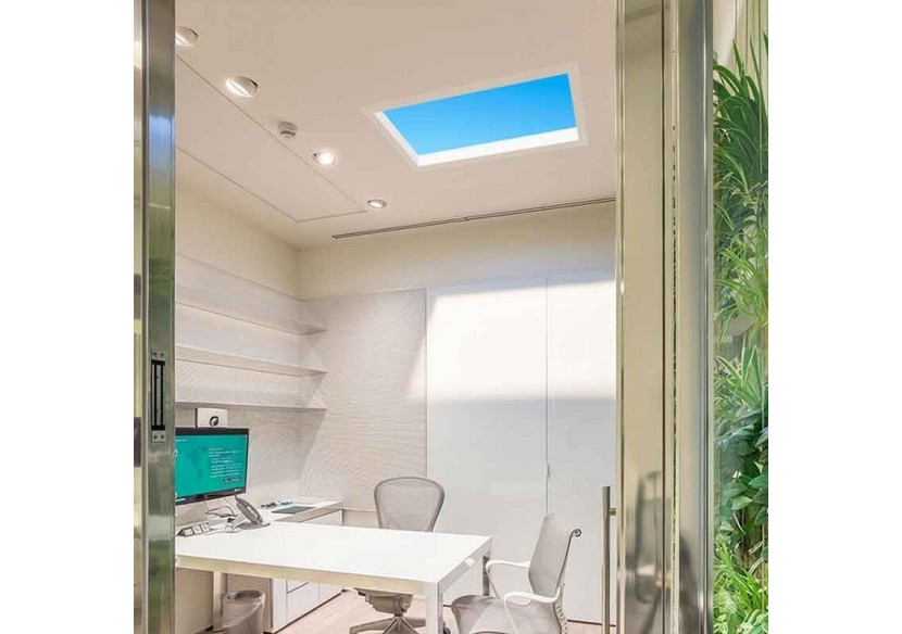 Panneau LED "Blue Skylight"-effet de ciel-Daylight-36W - B5228-BS-60X30 - Barcelona LED