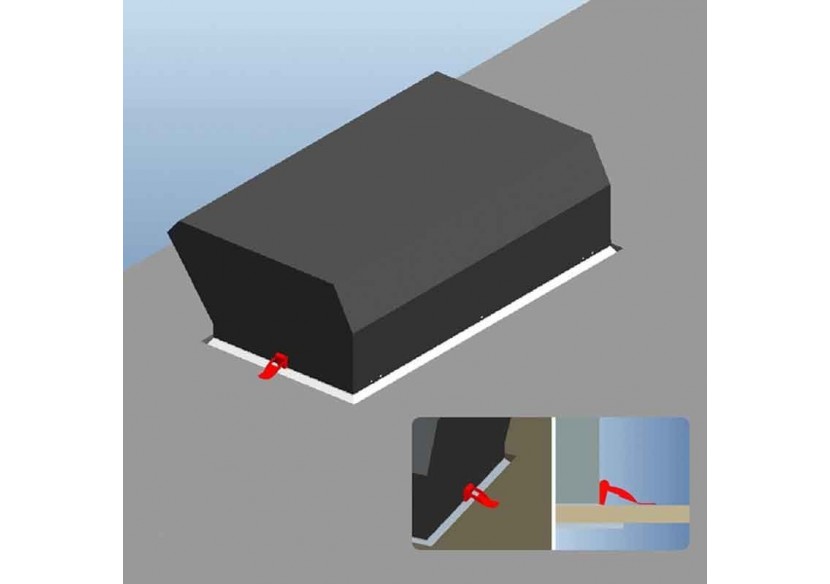 Panneau LED "Blue Skylight"-effet de ciel-Daylight-36W - B5228-BS-60X30 - Barcelona LED