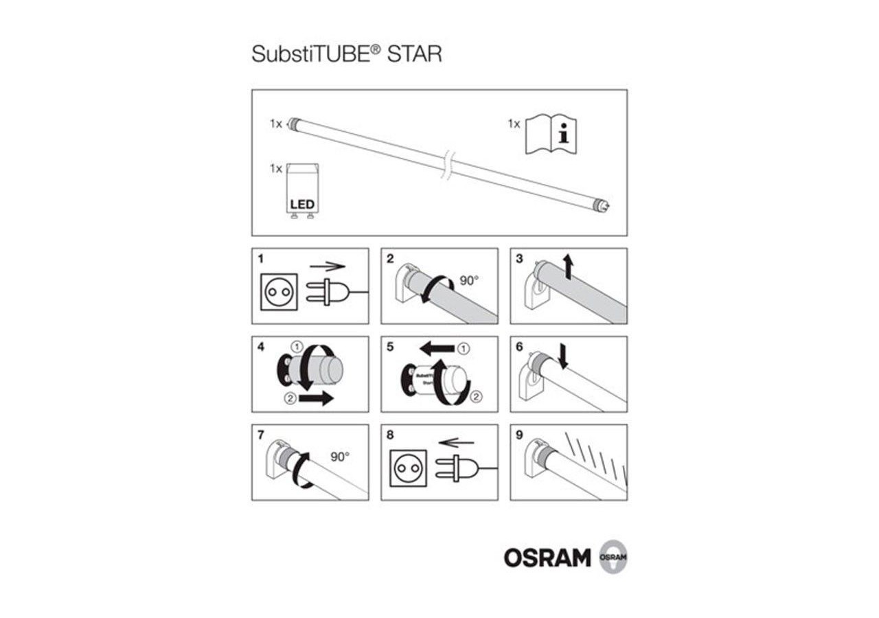 Tube SubstiTUBE® STAR T8 6,6W 6500K 60CM - O455429 - Barcelona LED