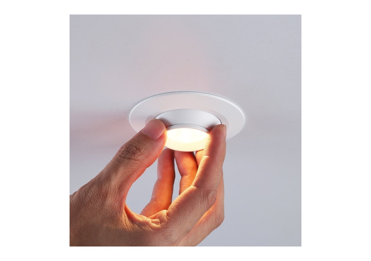 Spot encastré LED avec zoom-Réglable-Puce Cree-2700K-3W - B2050-B - Barcelona LED