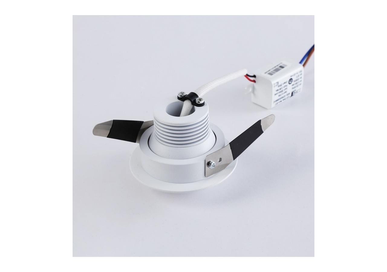 Spot encastré LED avec zoom-Réglable-Puce Cree-2700K-3W - B2050-B - Barcelona LED