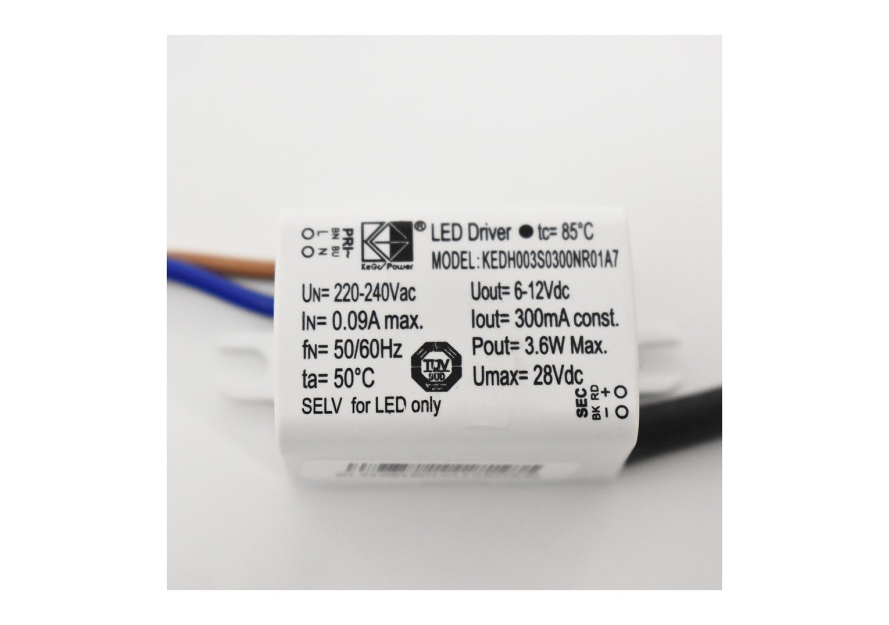 Spot encastré LED avec zoom-Réglable-Puce Cree-2700K-3W - B2050-B - Barcelona LED