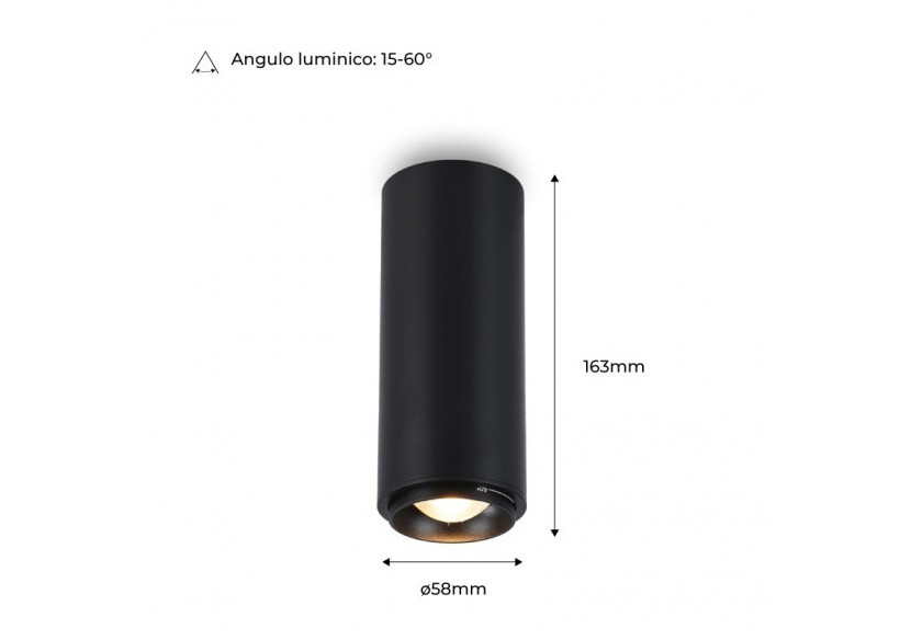 Spot avec angle d'éclairage réglable 2800K 8W - B2090-N-270 - Barcelona LED Spot avec angle d'éclairage réglable 2800K 8W - B2090-N-270 - Barcelona LED