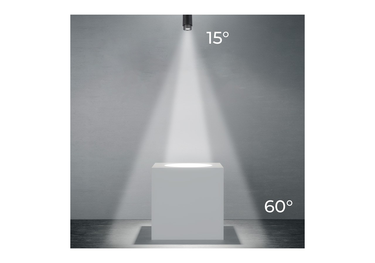 Suspension avec angle d'éclairage réglable 8W 2800K - B2093-N-270 - Barcelona LED