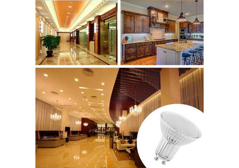 Ampoule LED GU10 LEDVANCE Parathom-PAR16 50-120 degrés-4,3W-2700K - O608030 - Barcelona LED