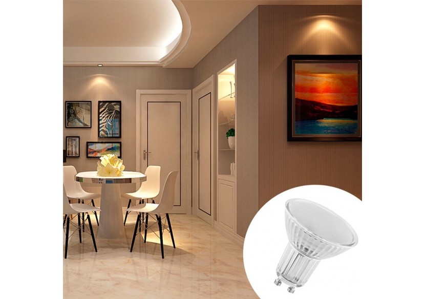 Ampoule LED GU10 LEDVANCE Parathom-PAR16 50-120 degrés-4,3W-2700K - O608030 - Barcelona LED