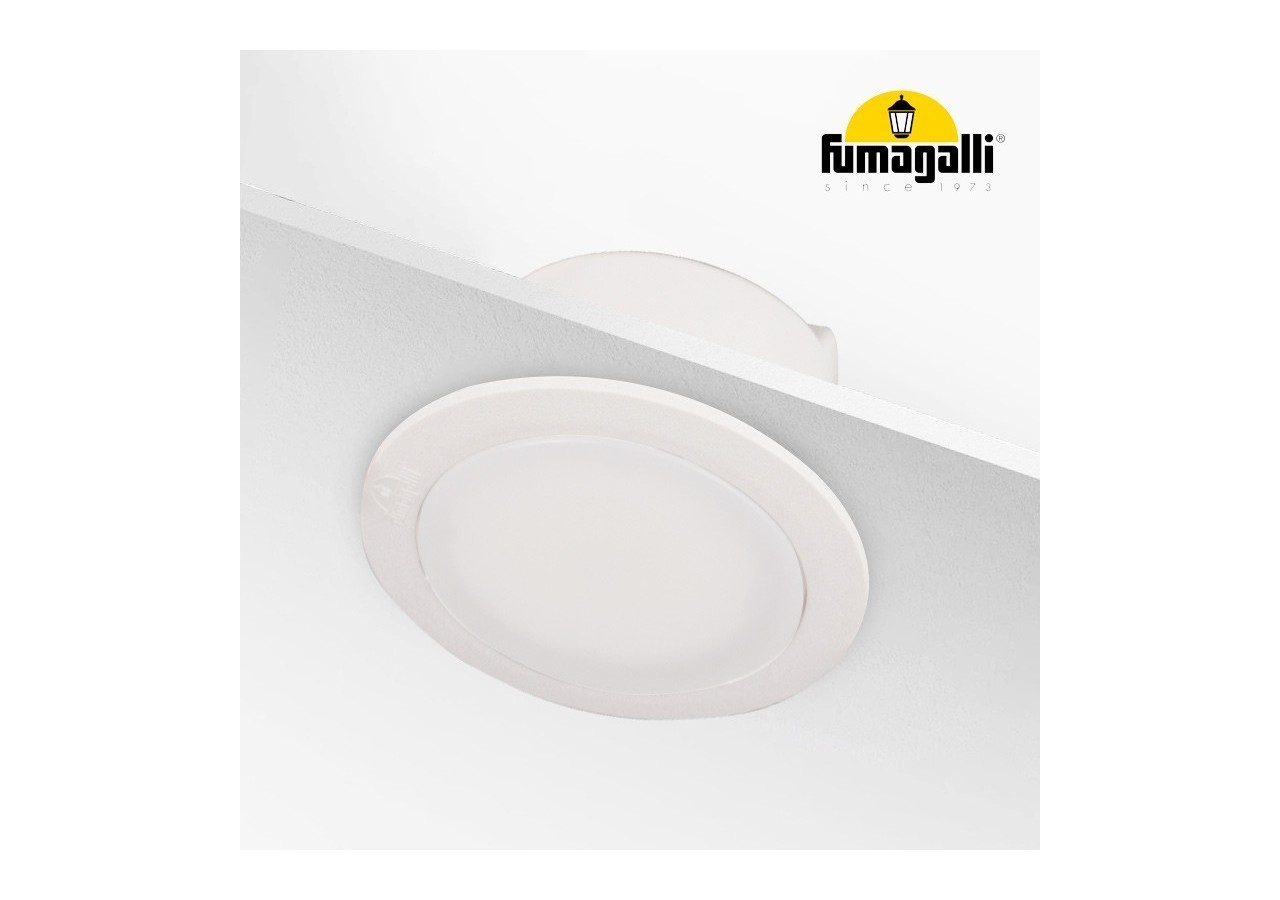 Spot LED encastrable rond étanche CCT Fumagalli 10W et 1050lm - 4L0.000.000.WYD1K - Barcelona LED