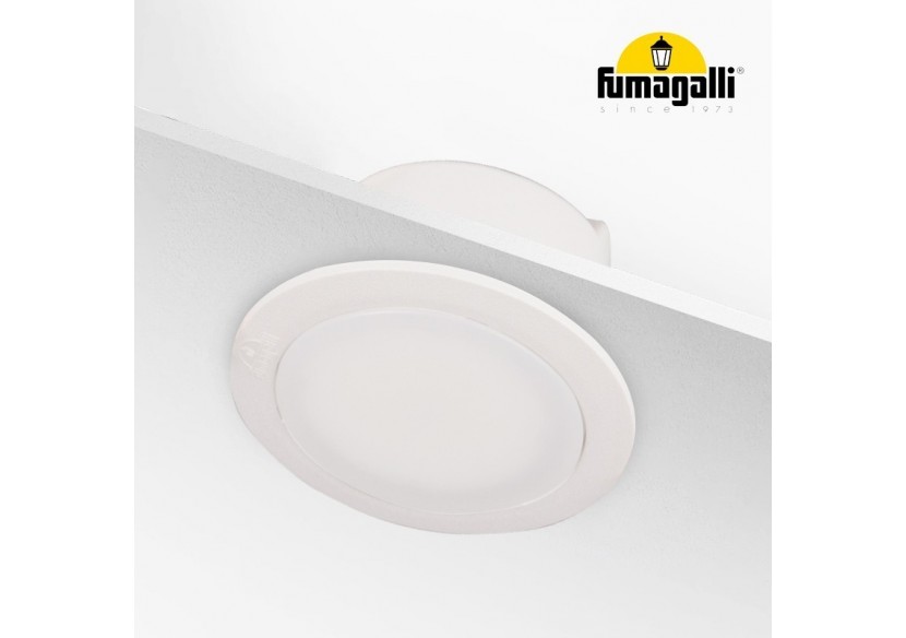 Spot LED encastrable rond étanche CCT Fumagalli 10W et 1050lm - 4L0.000.000.WYD1K - Barcelona LED