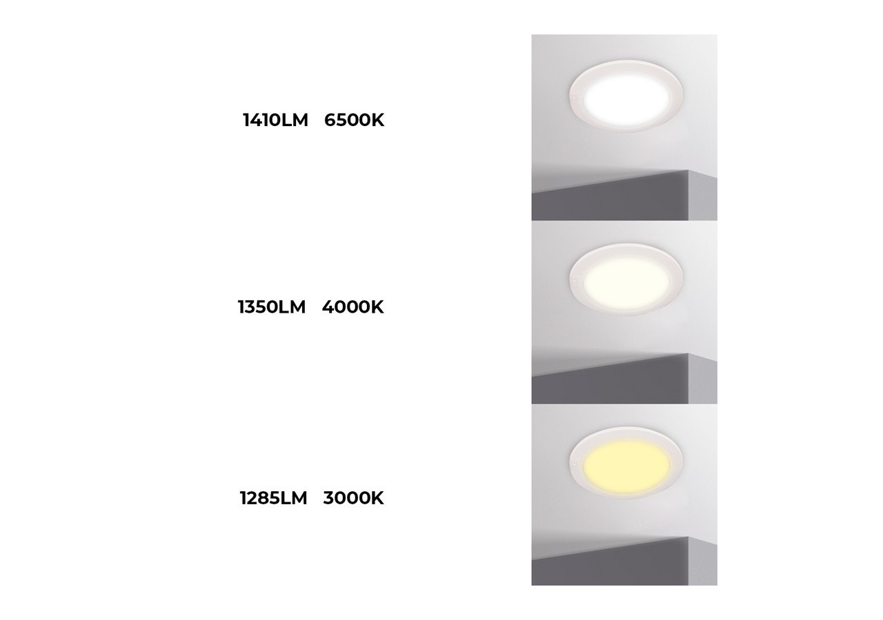Spot LED encastrable rond étanche CCT Fumagalli 10W et 1050lm - 4L0.000.000.WYD1K - Barcelona LED