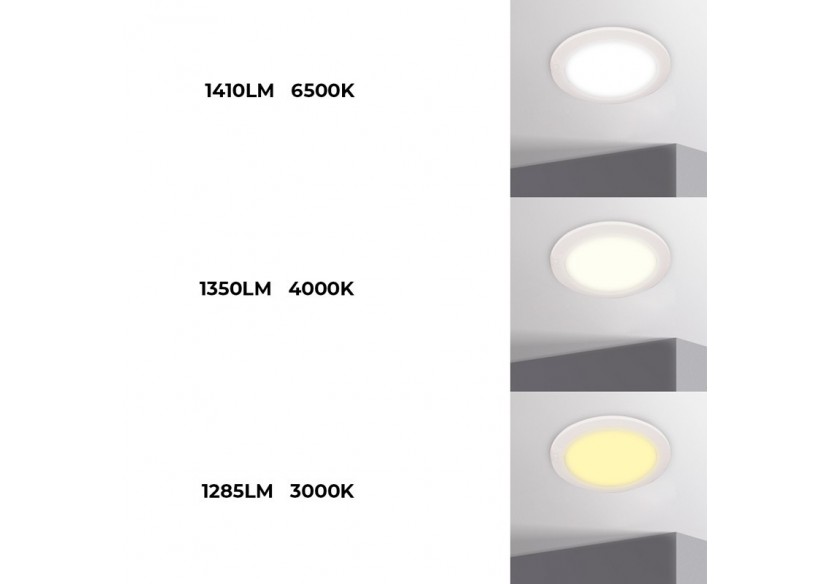 Spot LED encastrable rond étanche CCT Fumagalli 10W et 1050lm - 4L0.000.000.WYD1K - Barcelona LED