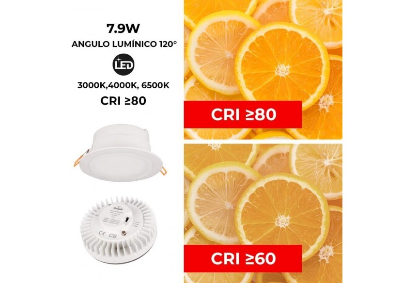 Spot LED encastrable rond étanche CCT Fumagalli 10W et 1050lm - 4L0.000.000.WYD1K - Barcelona LED