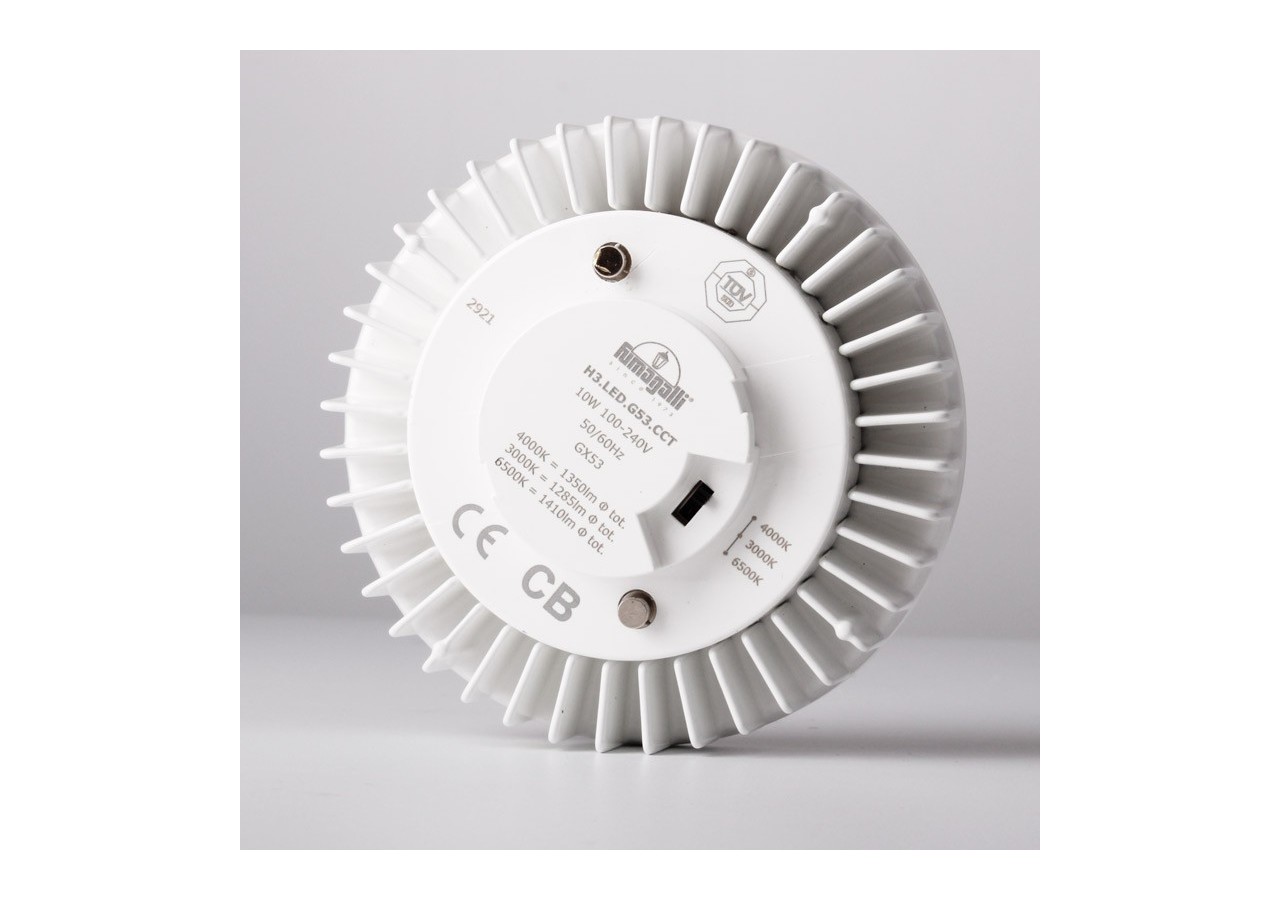 Spot LED encastrable rond étanche CCT Fumagalli 10W et 1050lm - 4L0.000.000.WYD1K - Barcelona LED