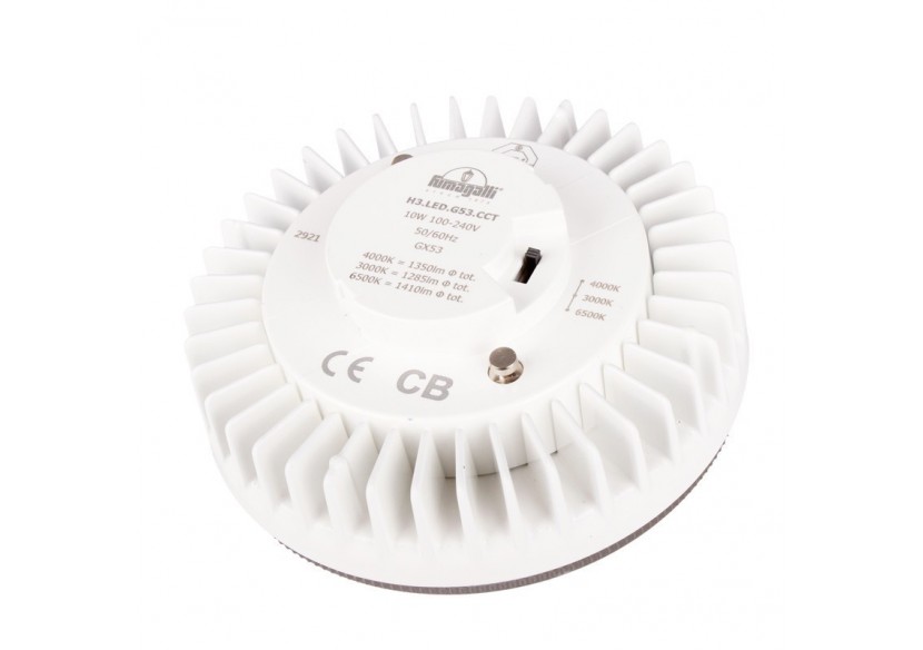 Spot LED encastrable rond étanche CCT Fumagalli 10W et 1050lm - 4L0.000.000.WYD1K - Barcelona LED