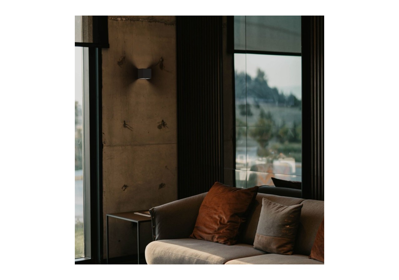 Applique murale bidirectionnelle carrée en plâtre "DENIS" G9 - B273 - Barcelona LED