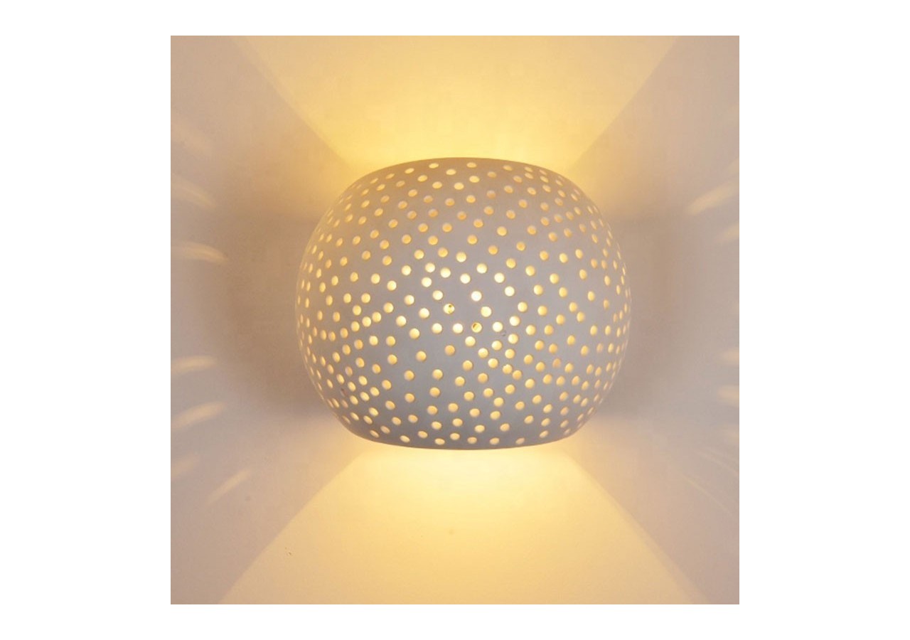 Appliques murales G9 "GRIM" en plâtre - B271 - Barcelona LED