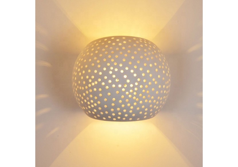 Appliques murales G9 "GRIM" en plâtre - B271 - Barcelona LED