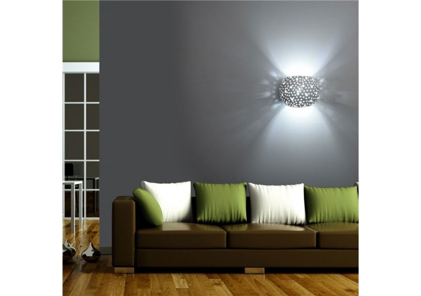 Appliques murales G9 "GRIM" en plâtre - B271 - Barcelona LED