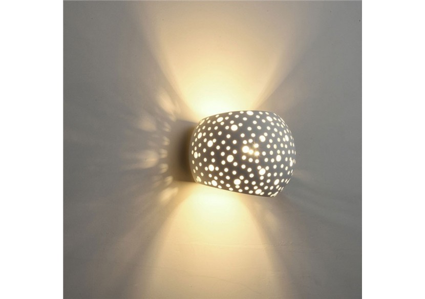 Appliques murales G9 "GRIM" en plâtre - B271 - Barcelona LED