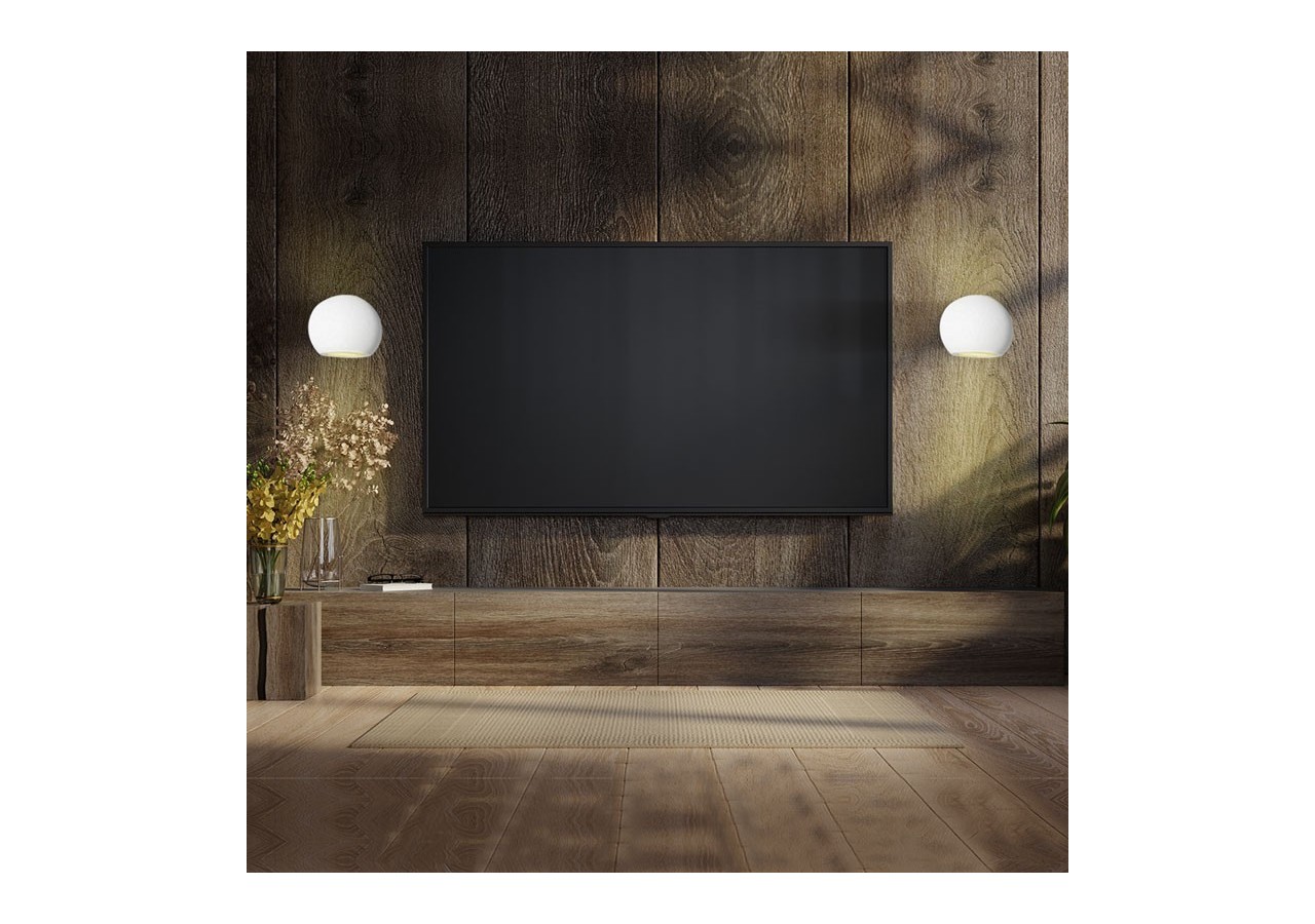 Applique murale bidirectionnelle en plâtre "Ball" G9 - B270 - Barcelona LED