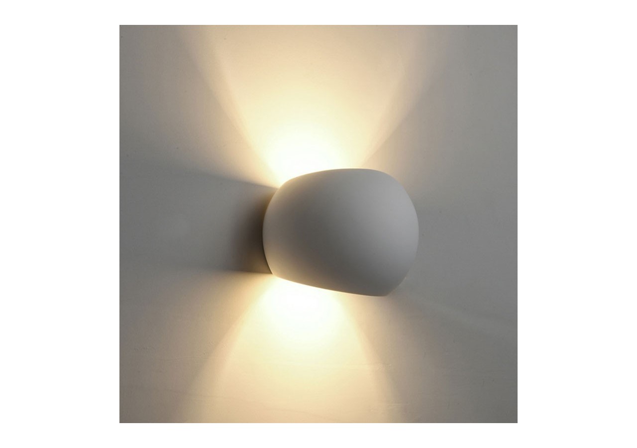Applique murale bidirectionnelle en plâtre "Ball" G9 - B270 - Barcelona LED