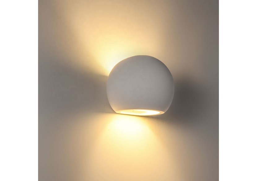 Applique murale bidirectionnelle en plâtre "Ball" G9 - B270 - Barcelona LED