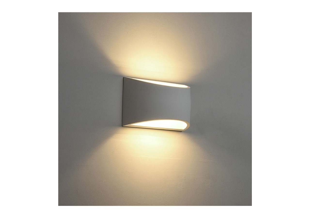 Applique murale bidirectionnelle en plâtre "PEARL" G9 - B272 - Barcelona LED