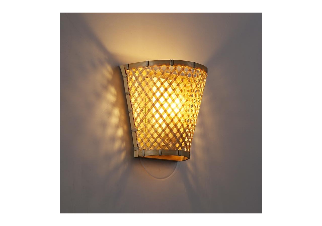 Applique murale en osier "Pani" - LM166 - Barcelona LED