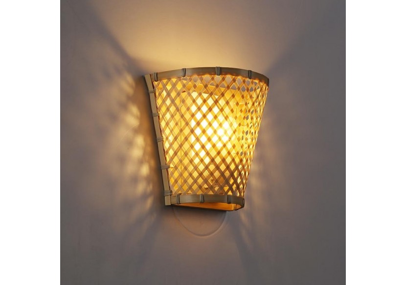 Applique murale en osier "Pani" - LM166 - Barcelona LED