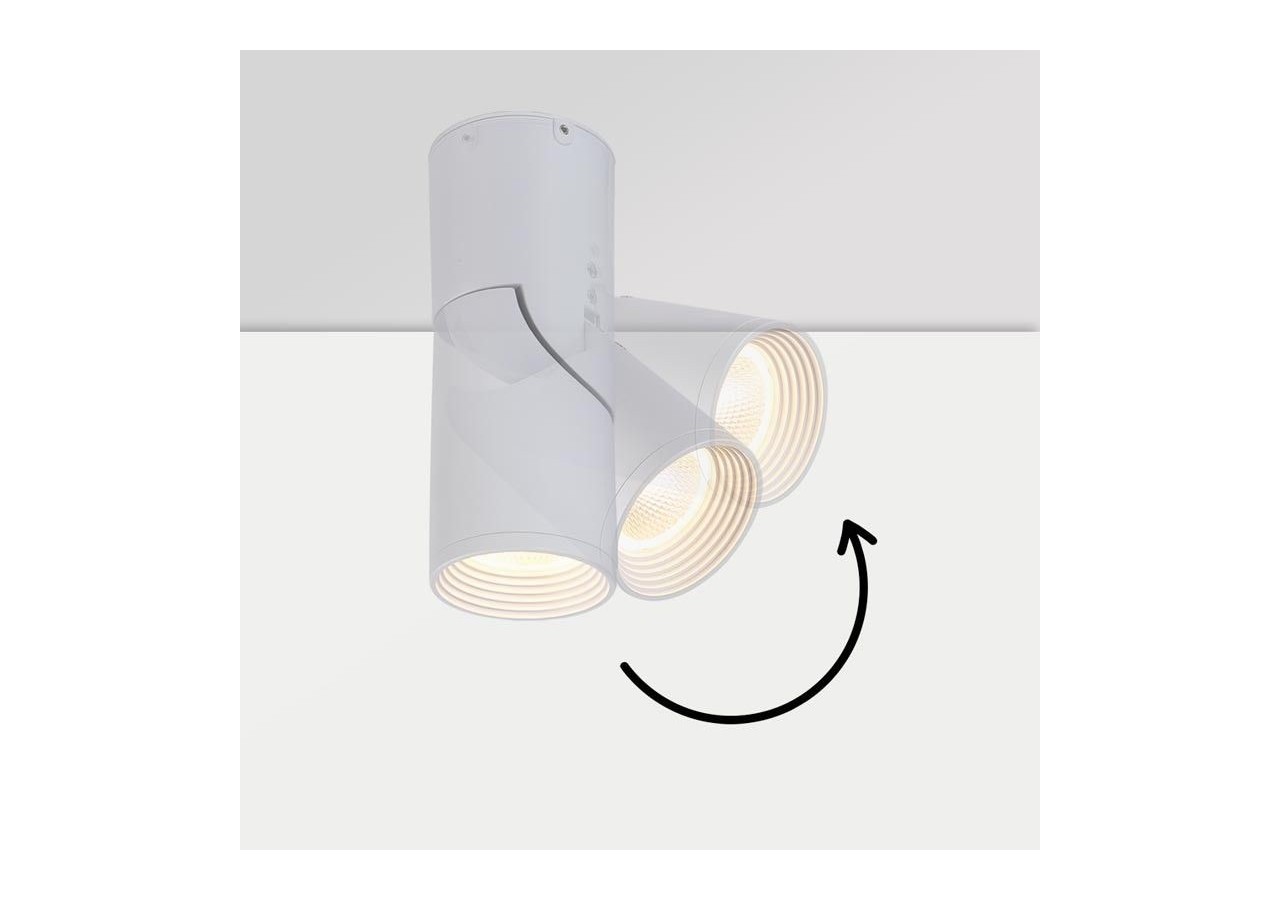 Spot LED de surface orientable-2700K-Puce Cree-15W - B2052-B - Barcelona LED