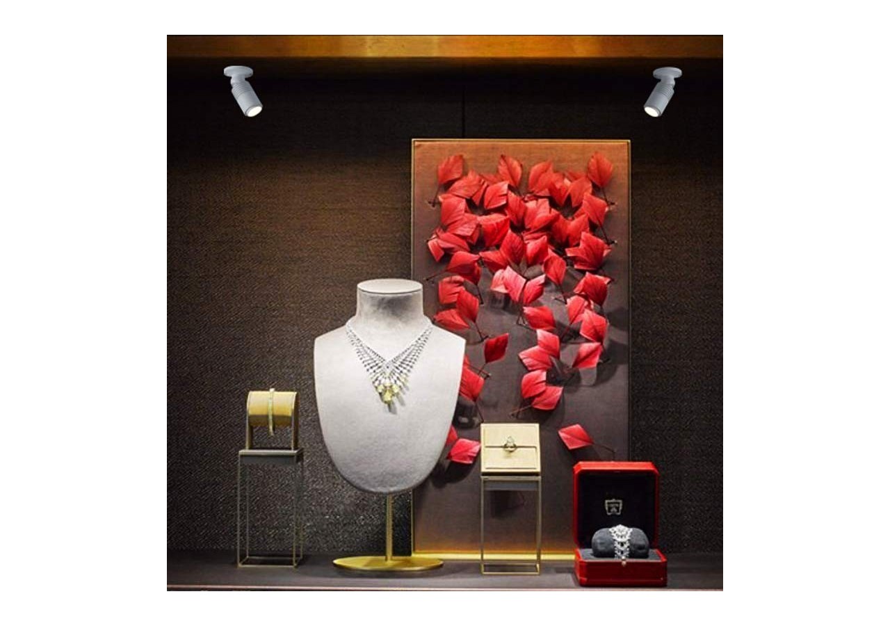 Spot LED de surface avec zoom-Réglable-2700K-3W - B2051-B - Barcelona LED