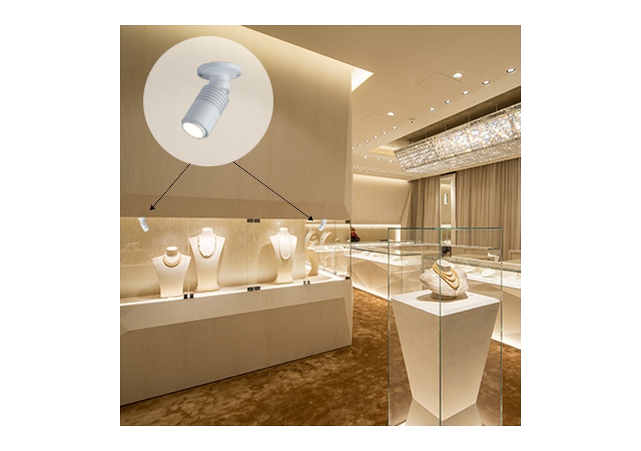 Spot LED de surface avec zoom-Réglable-2700K-3W - B2051-B - Barcelona LED