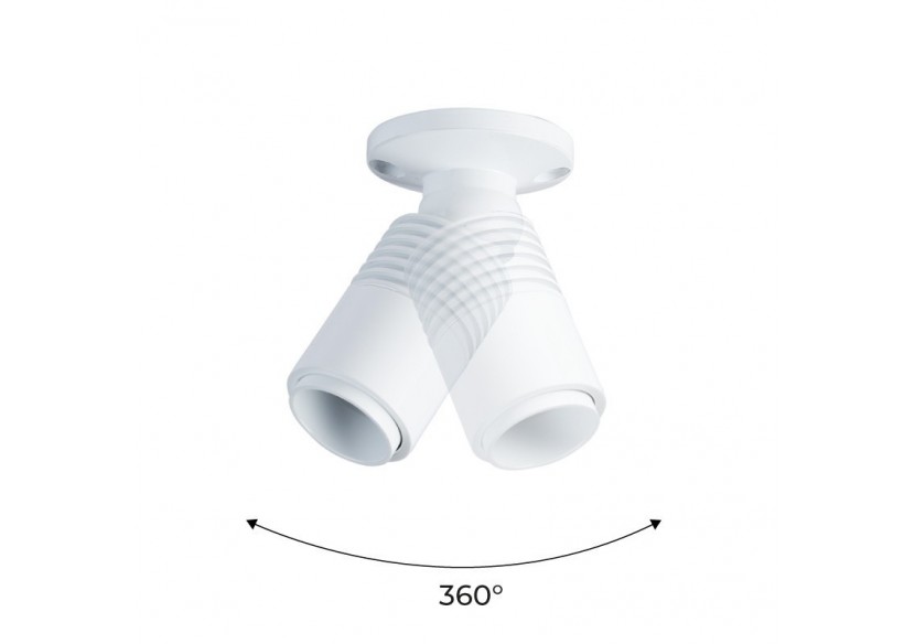 Spot LED de surface avec zoom-Réglable-2700K-3W - B2051-B - Barcelona LED