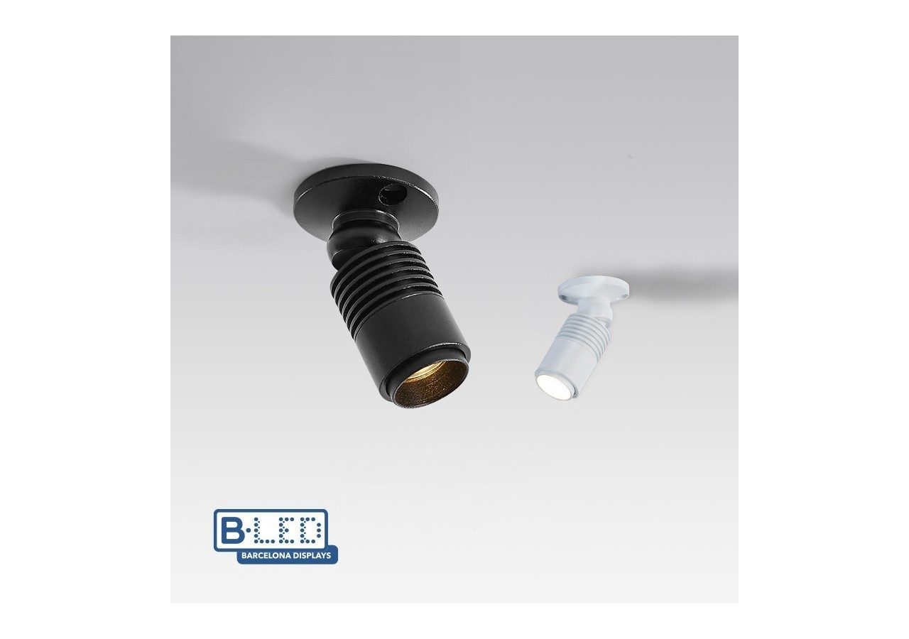 Spot LED de surface avec zoom-Réglable-2700K-3W - B2051-B - Barcelona LED