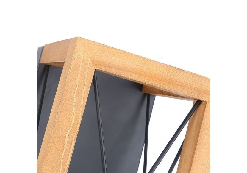 Applique murale en bois et métal, avec câble et prise "Montse"-E27 - L5024 - Barcelona LED