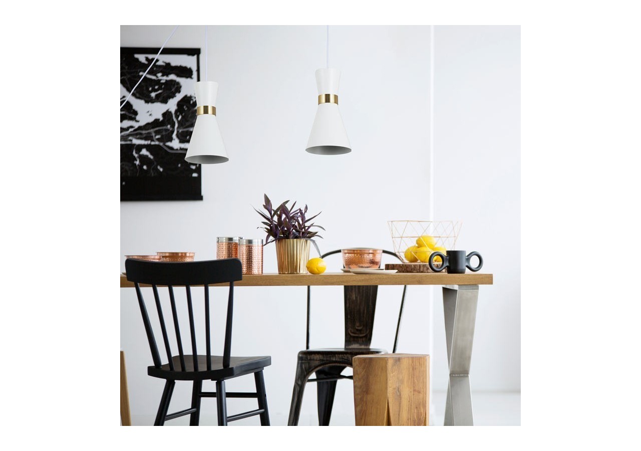 Suspension en métal avec prise "Mir"-E27 - LN3011-EU-BD - Barcelona LED