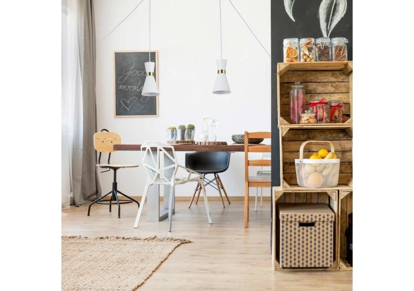 Suspension en métal avec prise "Mir"-E27 - LN3011-EU-BD - Barcelona LED