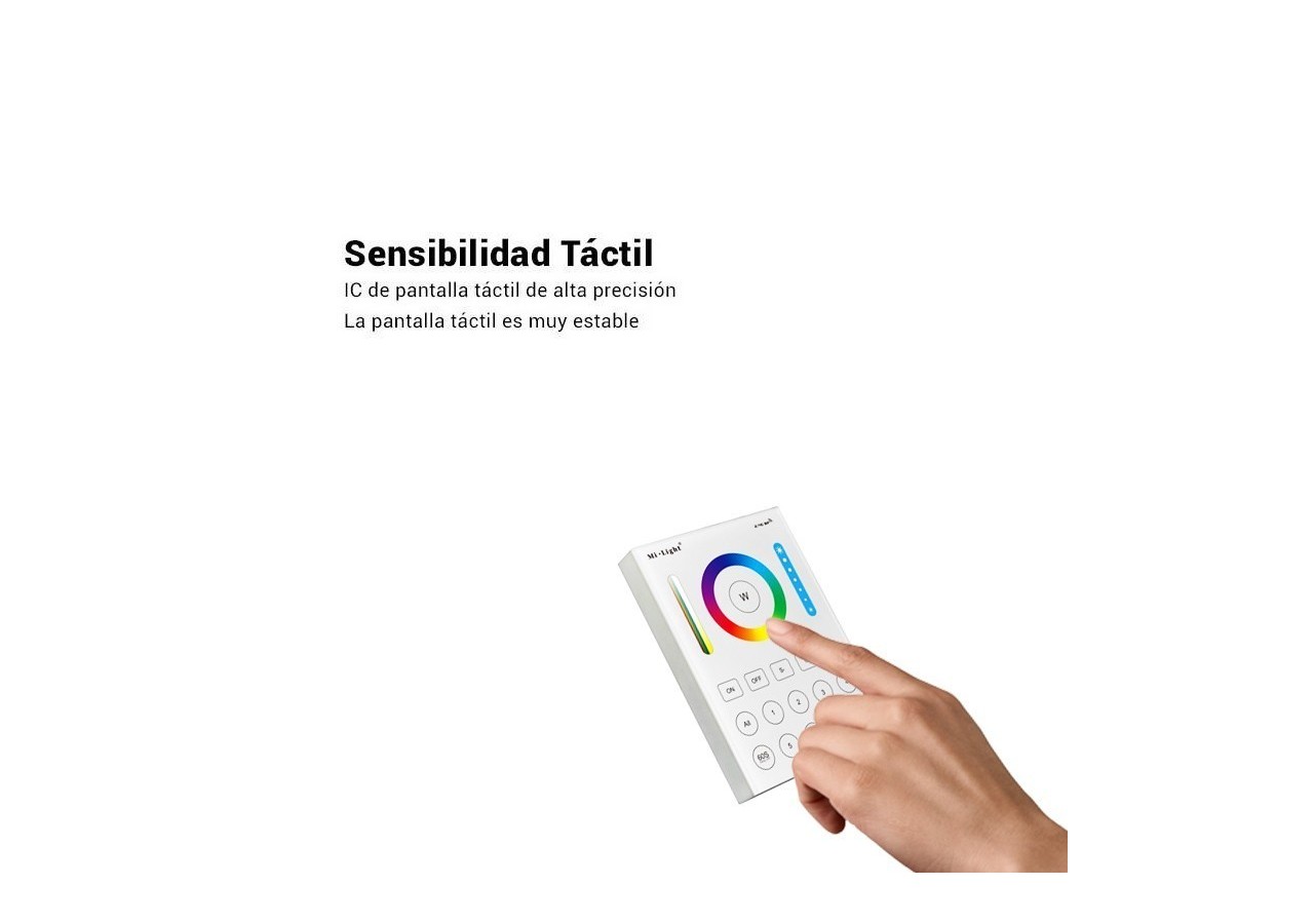Télécommande murale 8 Zones RGB+CCT | Mi Light - B8-RGB+CCT - Barcelona LED