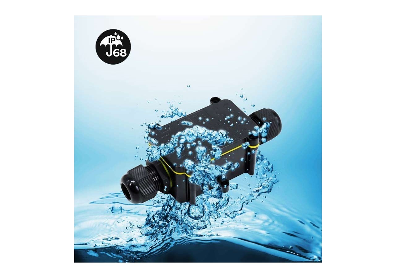 Boîte de jonction étanche IP68 0,5-2,5mm² 0,5-2,5mm² Boîte de jonction étanche - M686-2 - Barcelona LED