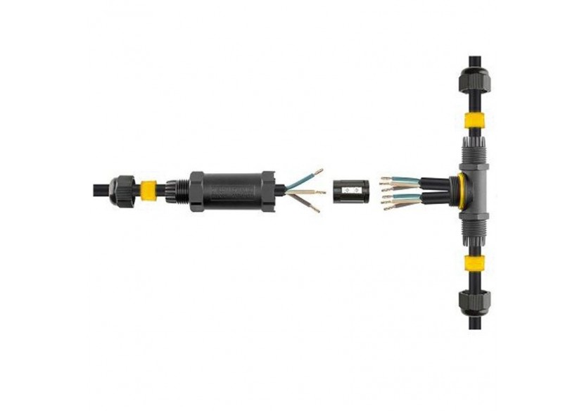 Connecteur de jonction multiple étanche IP68 0.5-4.0mm² - M685-T - Barcelona LED