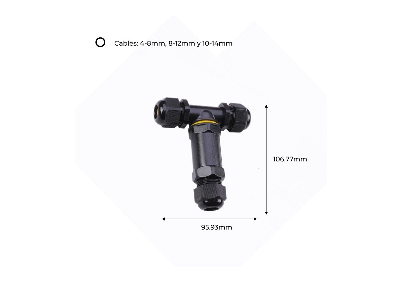 Connecteur de jonction multiple étanche IP68 0.5-4.0mm² - M685-T - Barcelona LED
