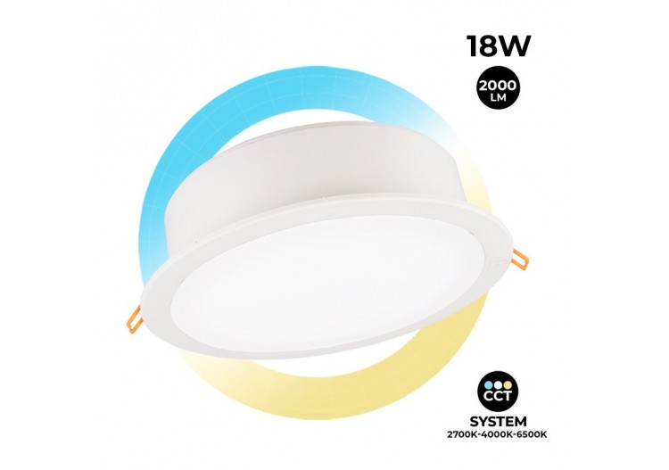 Spot LED encastrable rond étanche CCT Fumagalli "Teresa 260" 18W IP55 - 5L0.000.000.WYE1K - Barcelona LED