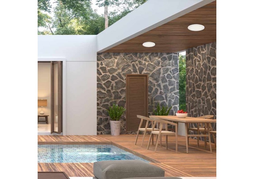 Spot LED encastrable rond étanche CCT Fumagalli "Teresa 260" 18W IP55 - 5L0.000.000.WYE1K - Barcelona LED