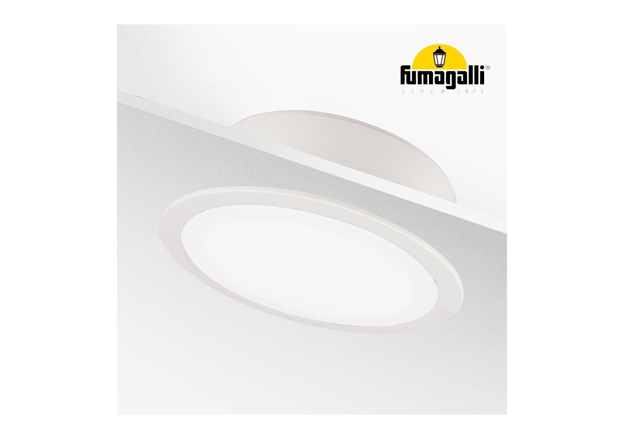 Spot LED encastrable rond étanche CCT Fumagalli "Teresa 260" 18W IP55 - 5L0.000.000.WYE1K - Barcelona LED