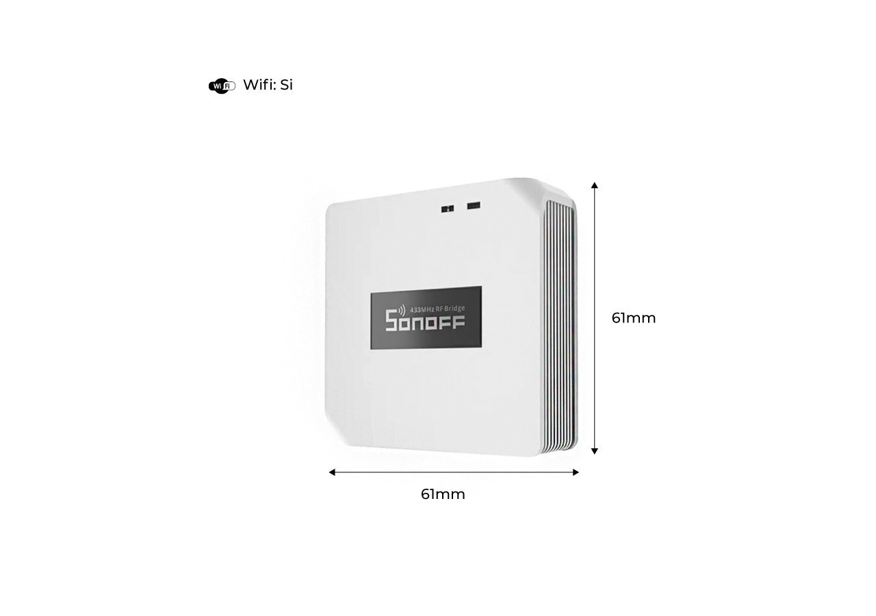 Sonoff RF Bridge R2 Pont RF-WiFi 433MHz - SONOFFBRIDGER2 - Barcelona LED