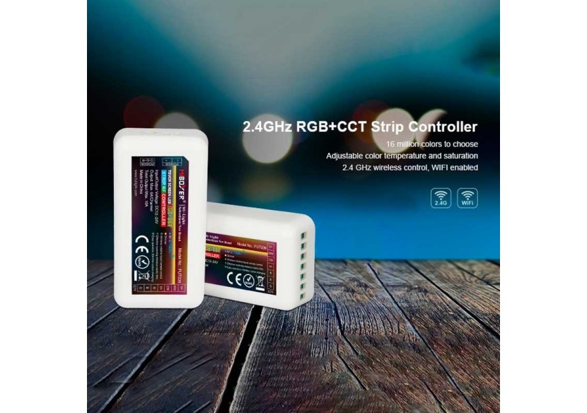 Contrôleur Mi Light RGB+CCT 12-24VDC 2.4GHz - FUT039S - Barcelona LED
