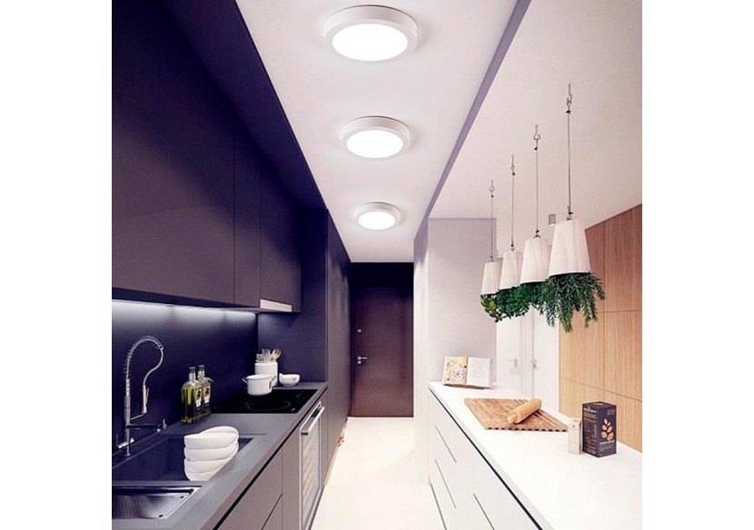 Plafonnier LED en saillie 24W Haute Efficacité - B1230-B-24W-BF - Barcelona LED