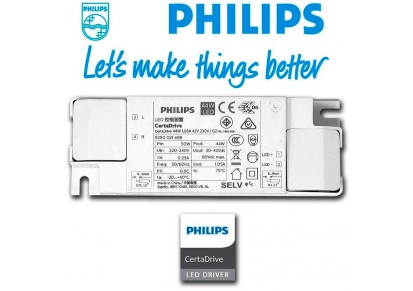 Lot de 20-Panneau LED 60x60 extra-plat-Driver Philips-44W-UGR19 - K5235-BC-20 - Barcelona LED